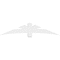 Ekena Millwork Davenport Architectural Grade PVC Gable Bracket, 84"W x 17 1/2"H x 2"D x 6"F, 5/12 Pitch GBP084X18X0206DAV00 - alternate 4